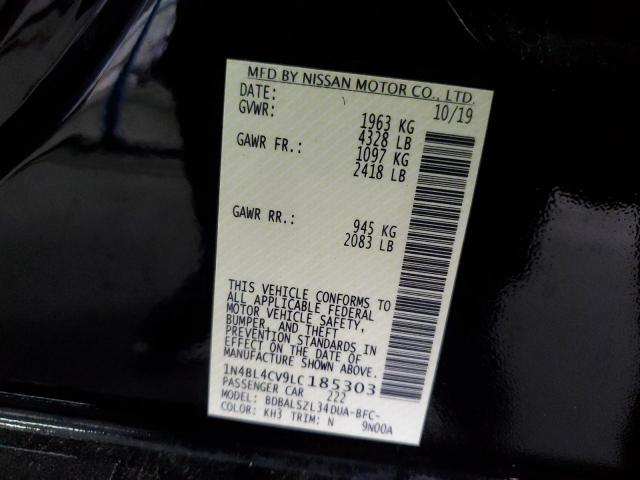 1N4BL4CV9LC185303 Nissan ALTIMA SR
