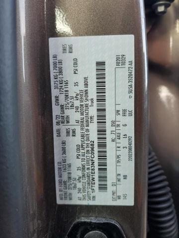 1FTEW1E83NFC09682 Ford F150 Supercrew
