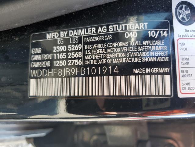 WDDHF8JB9FB101914 Mercedes-Benz E 350 4matic