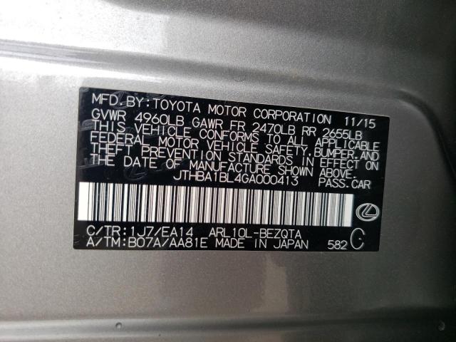 2016 LEXUS GS 200T JTHBA1BL4GA000413