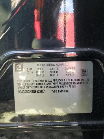 2016 BUICK LACROSSE S - 1G4G45G38GF227861