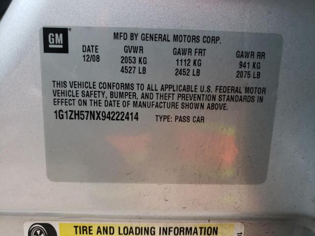 2009 Chevrolet Malibu 1Lt VIN: 1G1ZH57NX94222414 Lot: 73915993