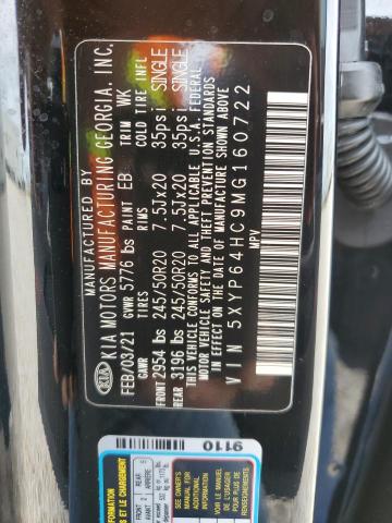 5XYP64HC9MG160722 KIA Telluride S