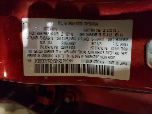 2015 MAZDA CX-9 AWD - JM3TB3CV7F0458490