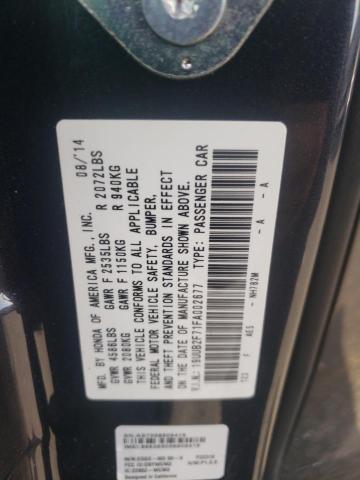 2015 ACURA TLX ADVANC 19UUB2F71FA002677