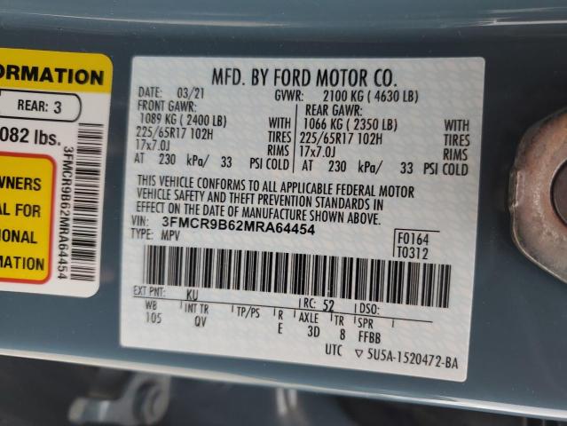 3FMCR9B62MRA64454 Ford Bronco Sport Big Bend