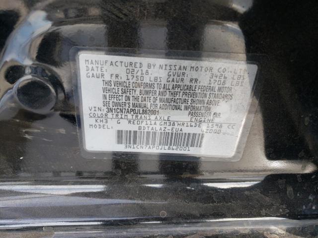 3N1CN7AP0JL862001 | 2018 NISSAN VERSA S