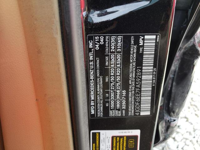 4JGDF6EE7FA592891 Mercedes-Benz Gl 450 4matic