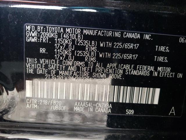 2T3G1RFV1NW282364 | 2022 TOYOTA RAV4 LE