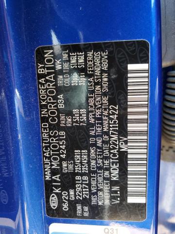 KNDETCA22M7115422 KIA Seltos Sx