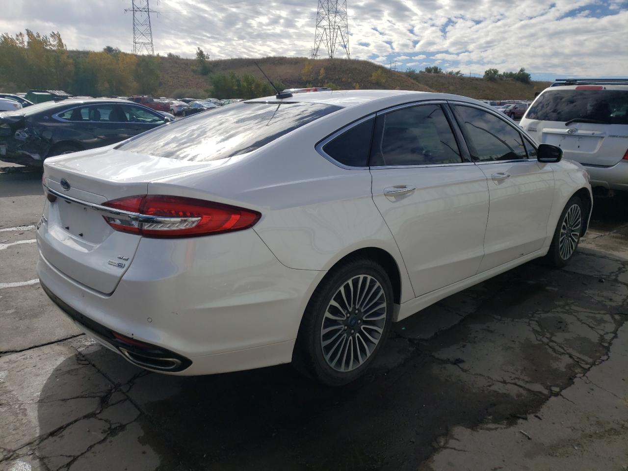 2017 Ford Fusion Se vin: 3FA6P0T90HR179495