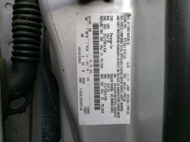 1FADP3K21EL326219 Ford FOCUS SE