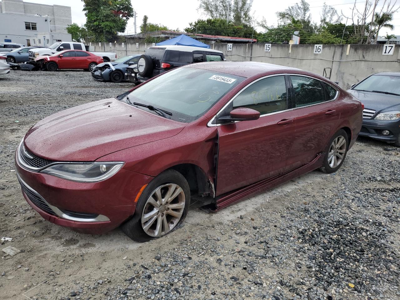 1C3CCCAB1FN663244 2015 Chrysler 200 Limited