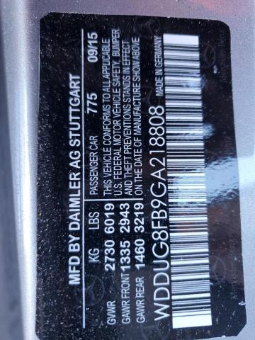 WDDUG8FB9GA218808 Mercedes-Benz S 550 4matic