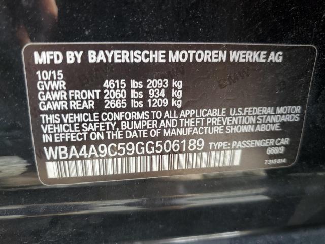 WBA4A9C59GG506189 BMW 428 I Gran Coupe Sulev