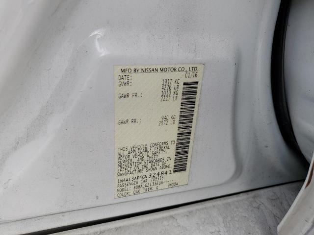 1N4AL3AP4GN324841 Nissan ALTIMA 2.5