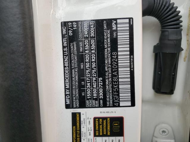 4JGFF5KE8LA109248 Mercedes-Benz Gls 450 4matic