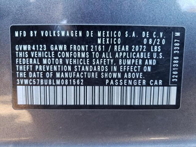 2020 VOLKSWAGEN JETTA S - 3VWC57BU8LM081562