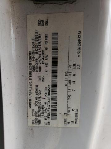 2018 FORD F450 1FDUF4GTXJEB84581