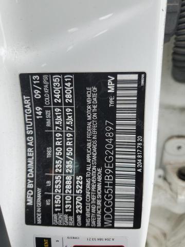 WDCGG5HB9EG204897 Mercedes-Benz GLK 350