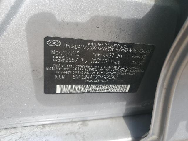 2015 HYUNDAI SONATA SE - 5NPE24AF2FH205597