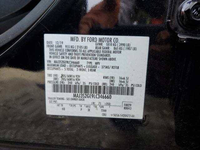 MAJ3S2GE9LC346660 Ford Ecosport Se