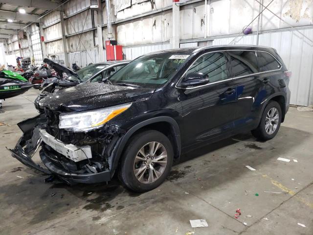 VIN 5TDJKRFH4ES009837 2014 Toyota Highlander, Xle no.1