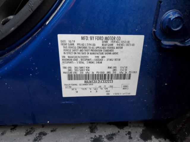 MAJ6S3JL2LC332223 Ford Ecosport Ses