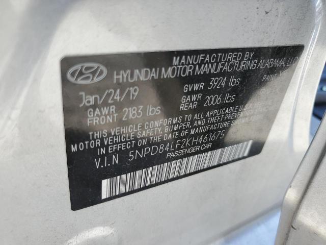 Hyundai ELANTRA SEL 2019 5NPD84LF2KH461675 Image 12