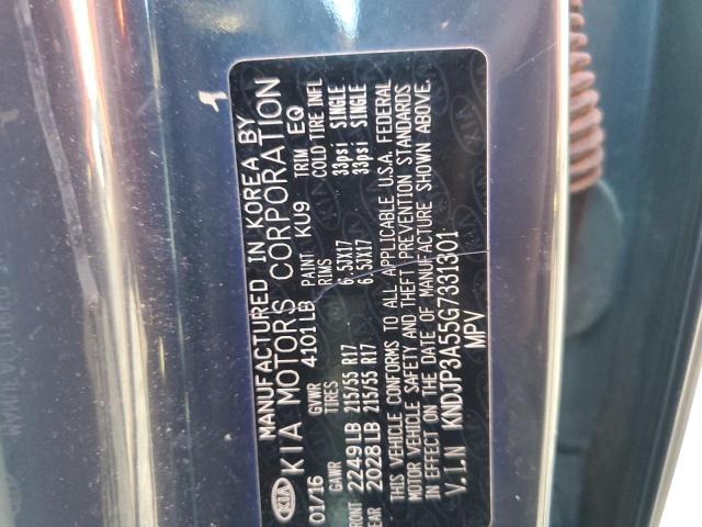 KNDJP3A55G7331301 KIA SOUL +