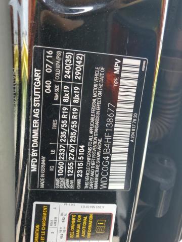 WDC0G4JB4HF138677 Mercedes-Benz GLC 300
