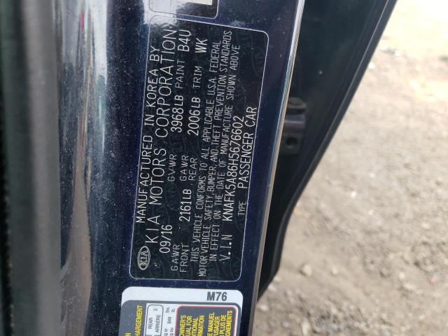 KNAFK5A86H5676602 KIA FORTE LX