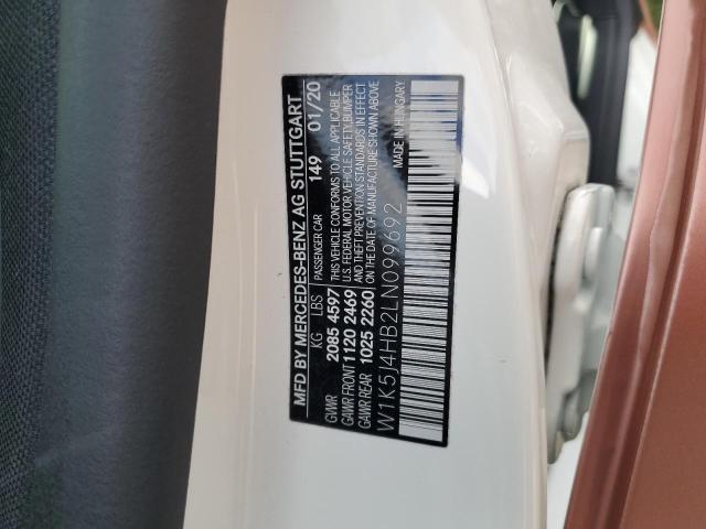 W1K5J4HB2LN099692 Mercedes-Benz CLA 250 4MATIC
