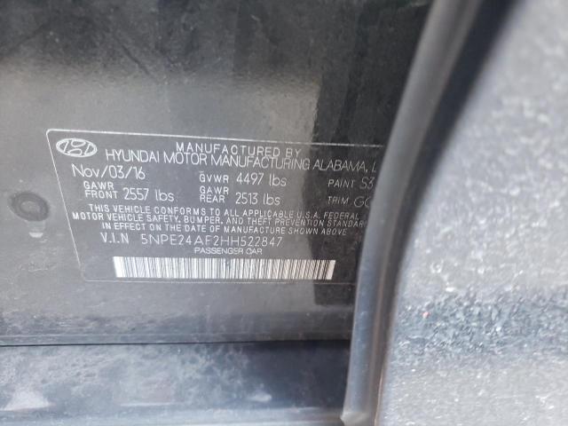 2017 HYUNDAI SONATA SE - 5NPE24AF2HH522847