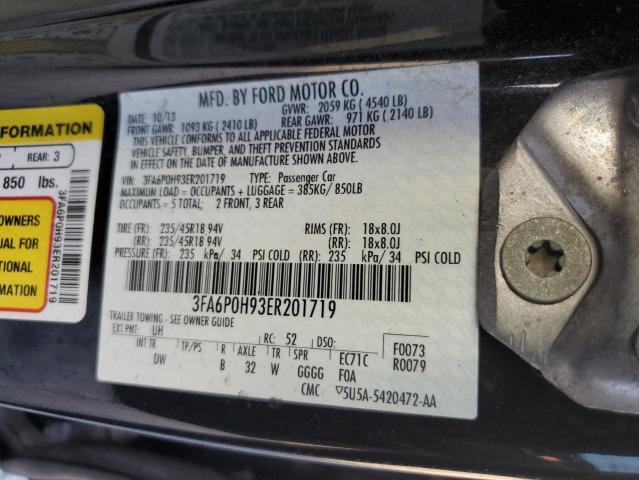 3FA6P0H93ER201719 Ford FUSION SE