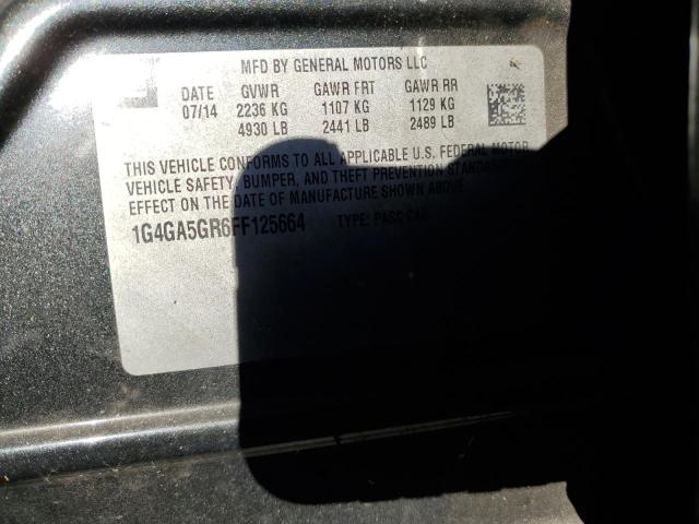 1G4GA5GR6FF125664 Buick Lacrosse