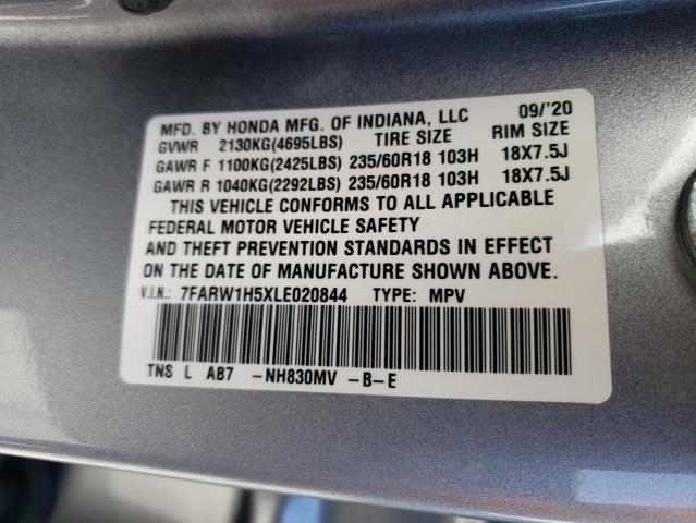 7FARW1H5XLE020844 Honda CR-V EX