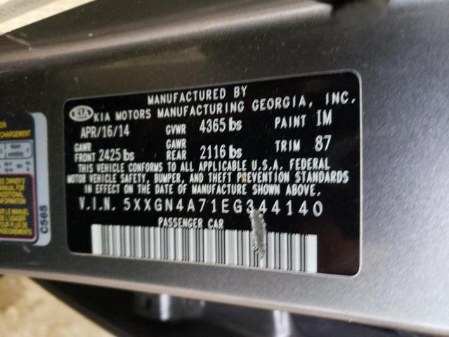 5XXGN4A71EG344140 KIA OPTIMA EX