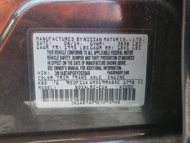  NISSAN SENTRA 2014 Сірий