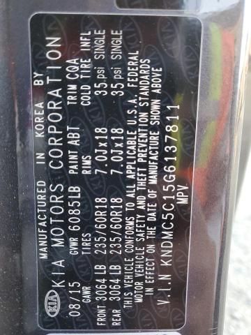 KNDMC5C15G6137811 KIA SEDONA EX
