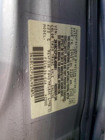 2011 Nissan Versa S/Sl VIN: 3N1BC1CP1BL409891 Lot: 40753085