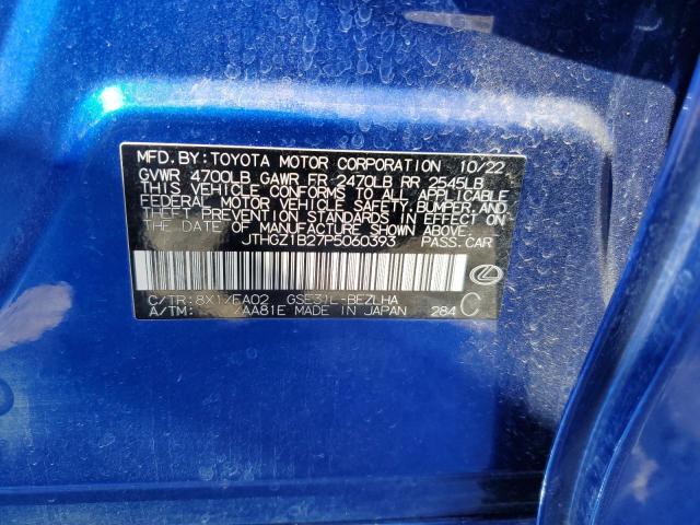 2023 LEXUS IS 350 F S - JTHGZ1B27P5060393