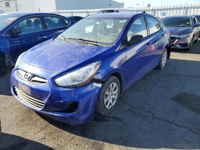 Lot #2519275968 2012 HYUNDAI ACCENT GLS salvage car