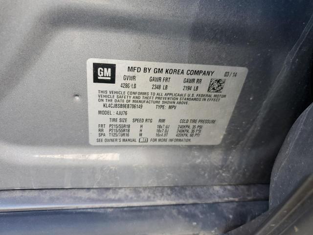KL4CJBSB9EB706149 Buick Encore Convenience
