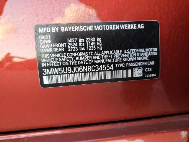 3MW5U9J06N8C34554 BMW M3 40XI 13