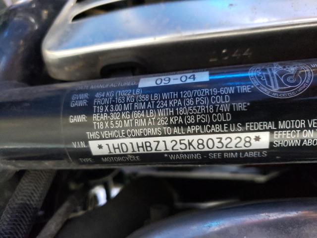 2005 HARLEY-DAVIDSON VRSCB 1HD1HBZ125K803228