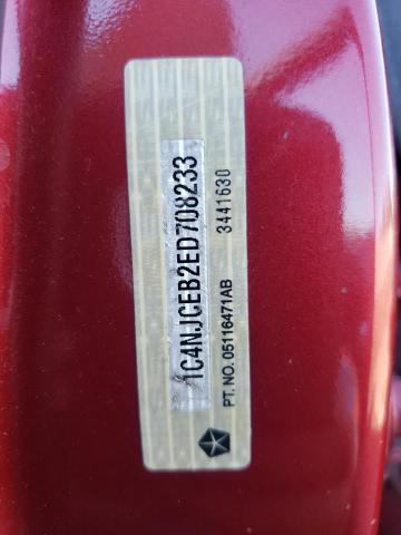 1C4NJCEB2ED708233 Jeep Compass Latitude