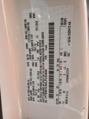 1FTEW1C5XLFC53846 Ford F150 Supercrew