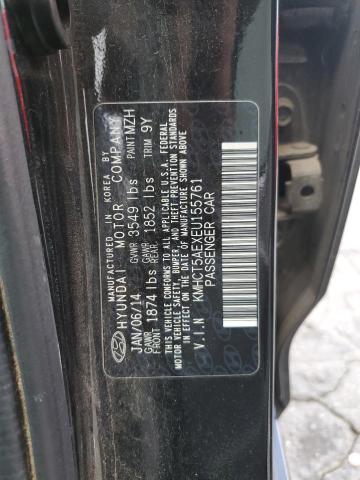 KMHCT5AEXEU155761 Hyundai ACCENT GLS
