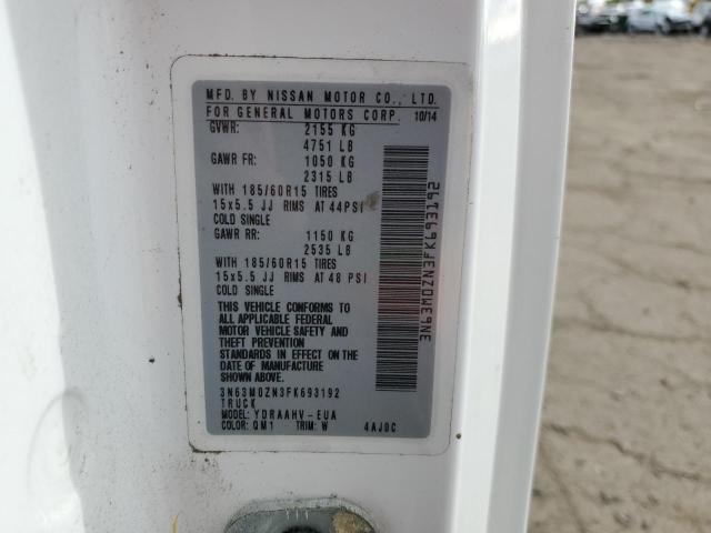 2015 CHEVROLET CITY EXPRE - 3N63M0ZN3FK693192